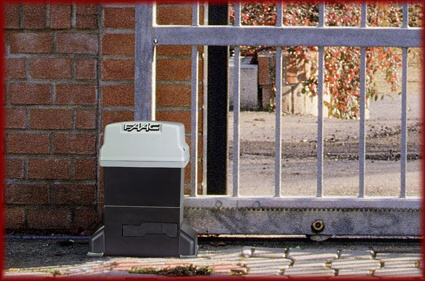 Posuvné kolejnicové brány