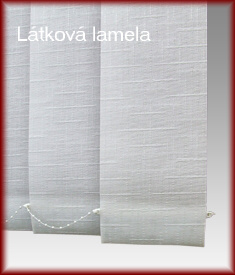 Vertikální žaluzie - látková lamela